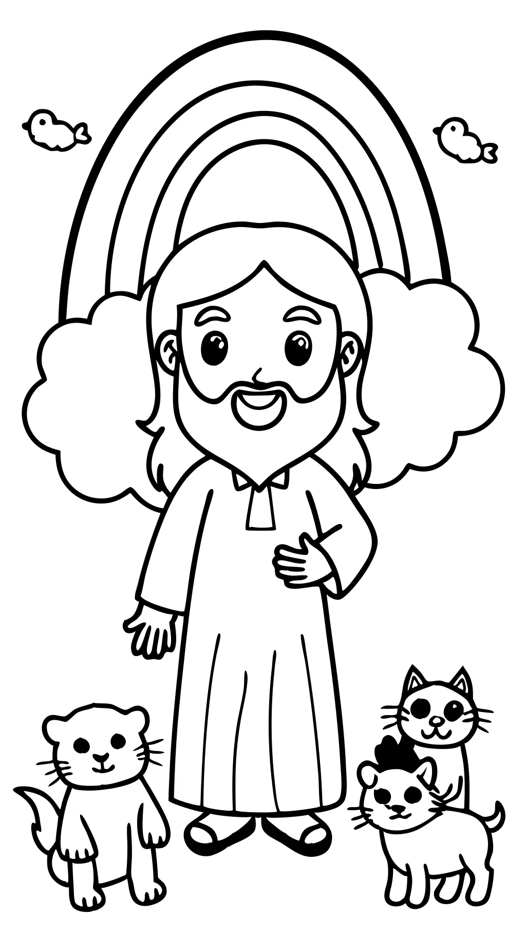 preschool jesus coloring pages